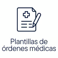 platillas de órdenes médicas